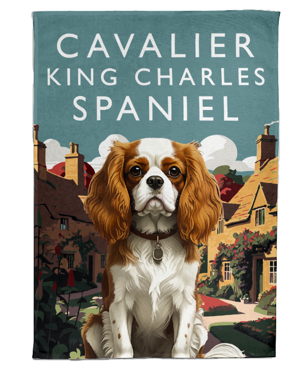 Cavalier King Charles Spaniel Tea Towel