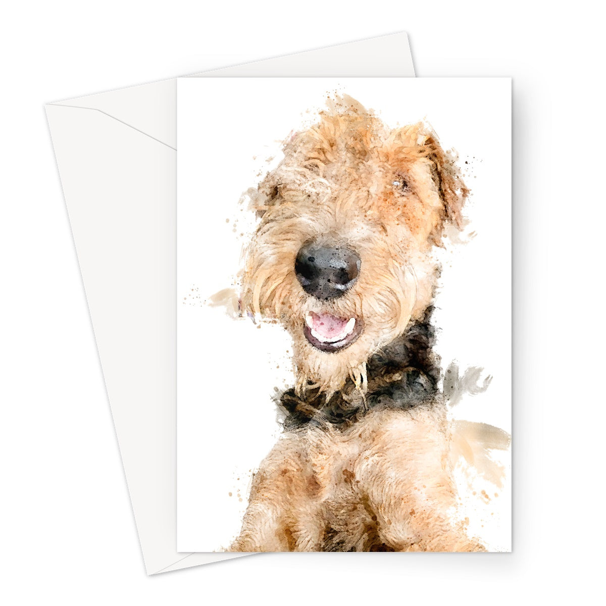 Airedale Terrier Greeting Cards (10 Pack)