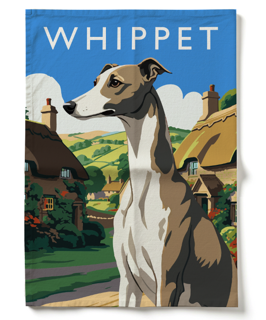 Whippet Tea Towel