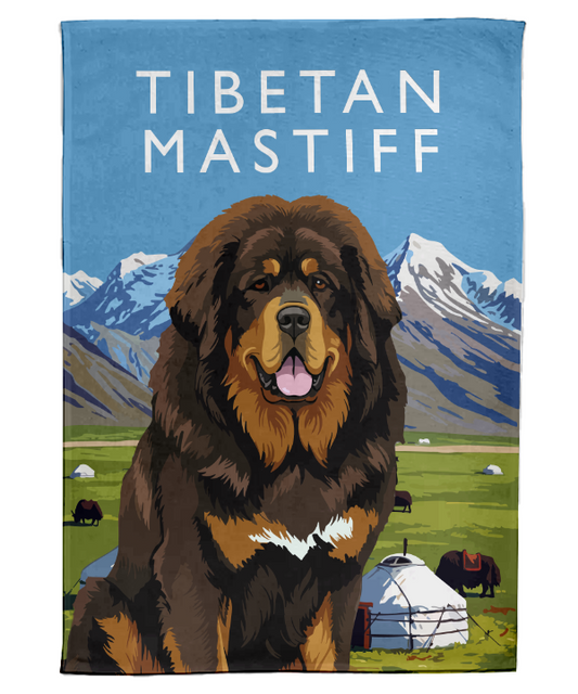 Tibetan Mastiff Tea Towel