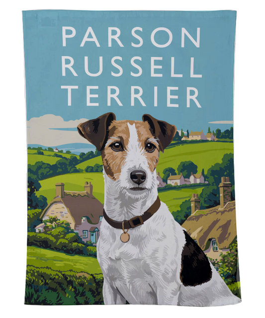 Parson Russell Terrier Tea Towel