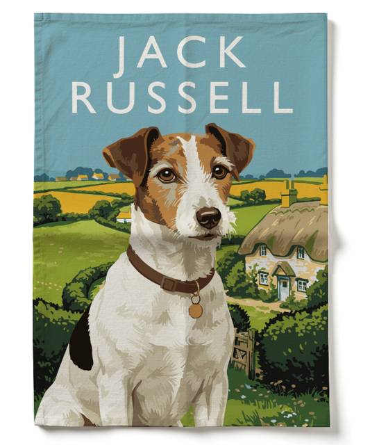 Jack Russell Terrier Tea Towel