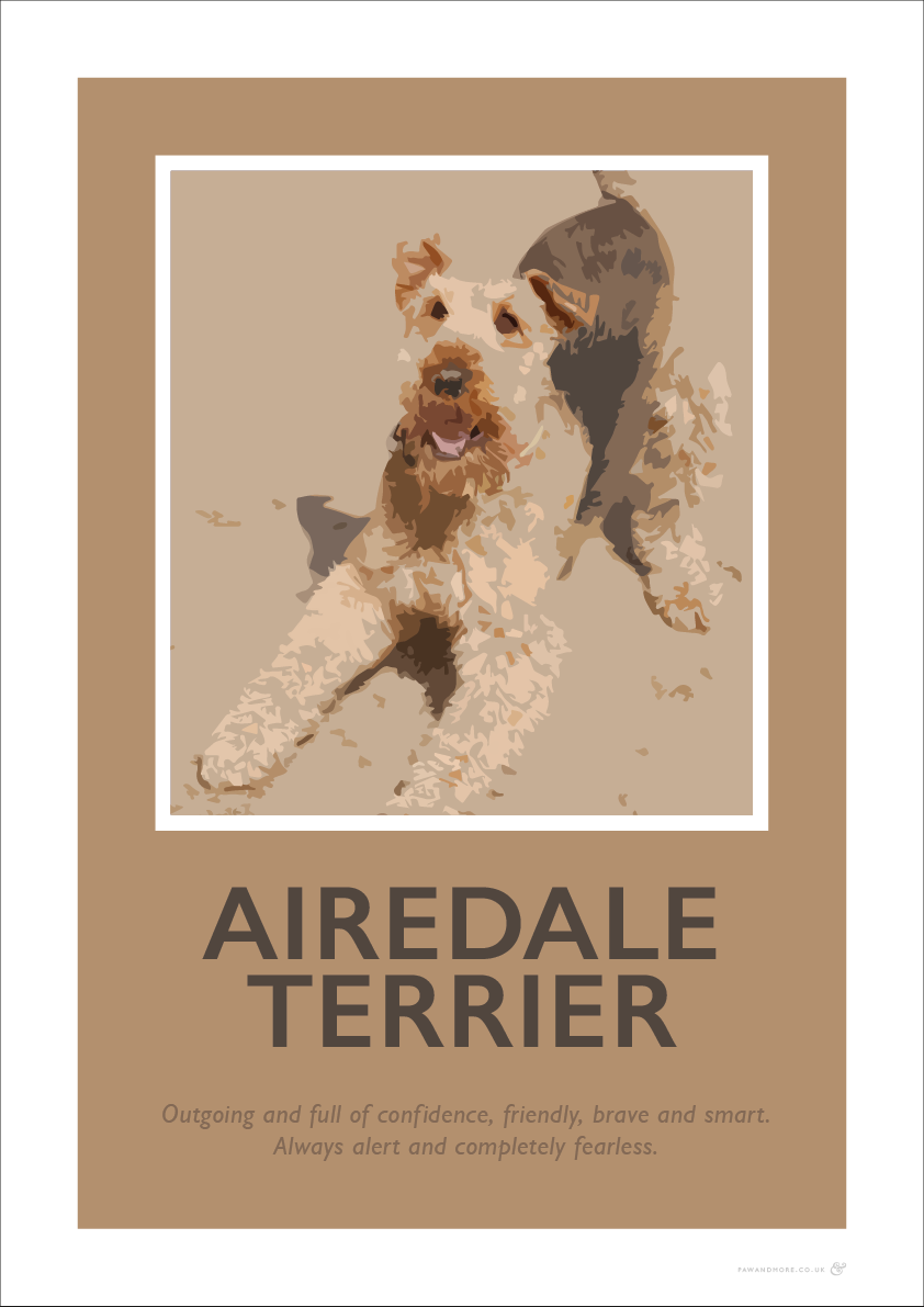 Airedale Terrier Fine Art Print