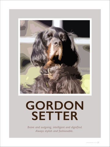Gordon Setter Fine Art Print