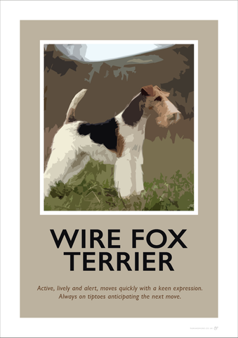 Wire Fox Terrier Fine Art Print