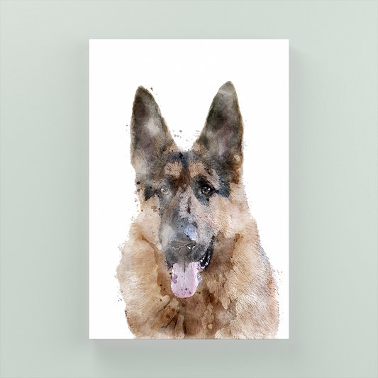 German Shepherd Canvas