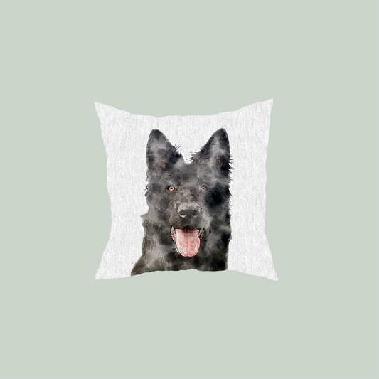 German Shepherd (Black) Cushion