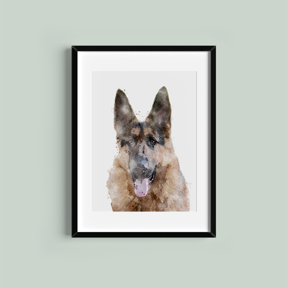 German Shepherd Framed Print