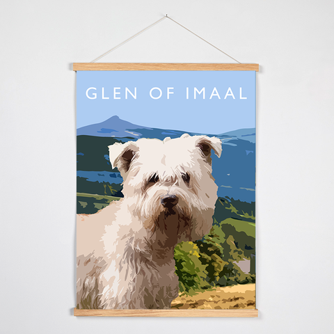 Glen of Imaal Art Print with Hanger (Terriers of the British Isles)