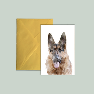 German Shepherd Greeting Cards