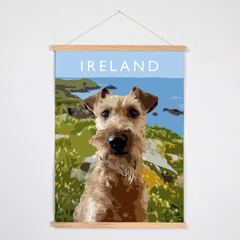 Ireland Art Print with Hanger (Terriers of the British Isles)