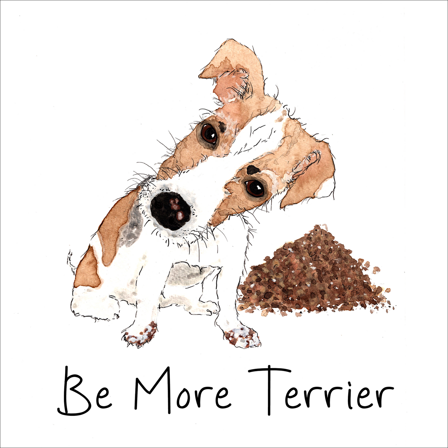 Be More Terrier Greeting Cards (Set of 8)