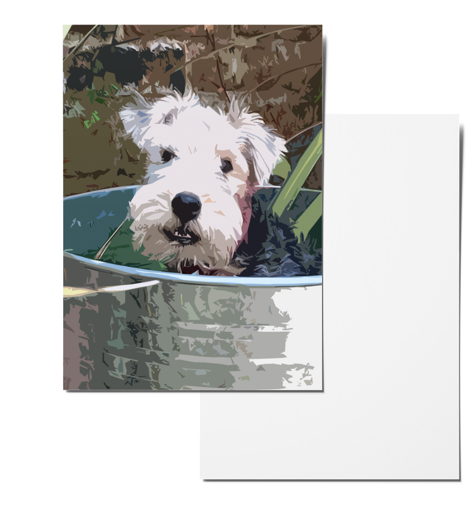 Lakeland Puppy 6 x 4 Notecards