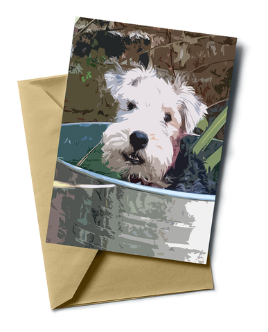 Lakeland Puppy 6 x 4 Greetings Cards