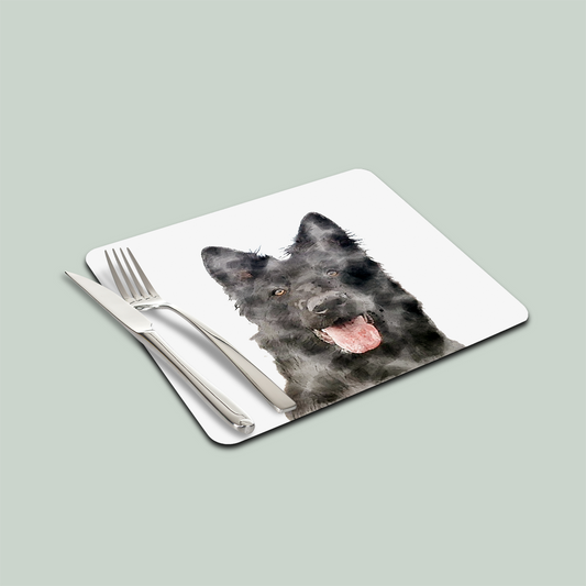 German Shepherd (Black) Placemat